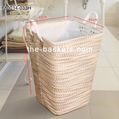 Paper fabric square tapered  tall laundry with handle