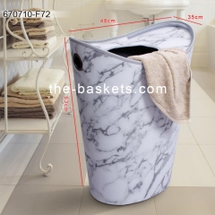 Quick drop laundry hamper