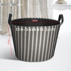 Fabric storage basket