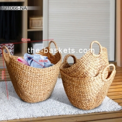 Water hyacinth storage basket