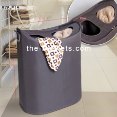 Quick drop laundry hamper (Video)