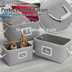 Fabric Basket with Handle