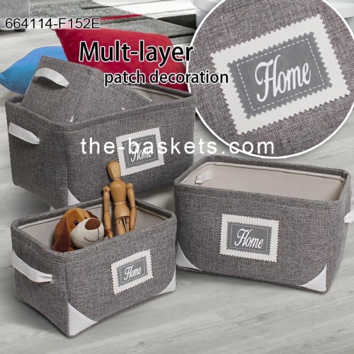 Fabric Basket with Handle