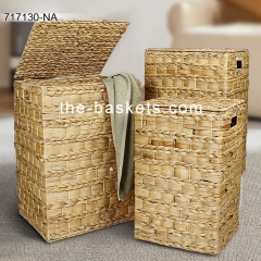 Water hyacinth storage basket