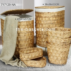 Water hyacinth storage basket