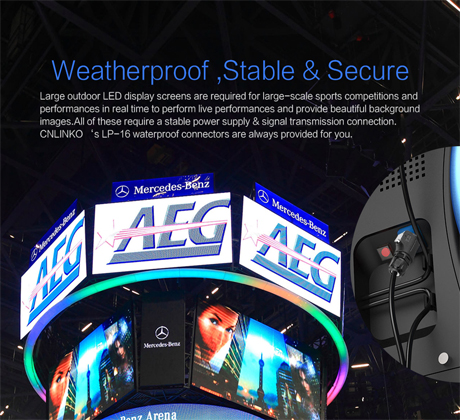 Weatherproof, Stable & Secure Connector