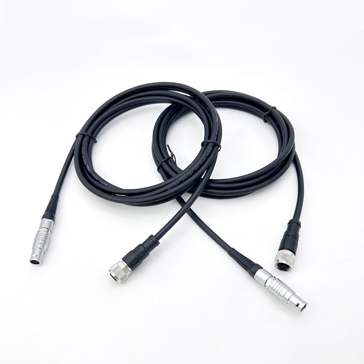 M12 Cable to Push Pull SelfLocking Connector