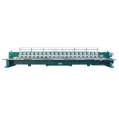 20 heads flat embroidery machine