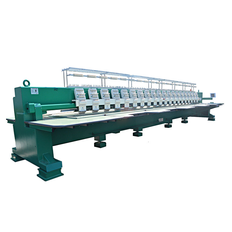 20 heads flat embroidery machine