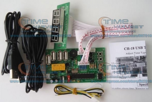 2pcs Timer control board/timer board coin operated Timer Board Power Supply for coin acceptor selector device, USB devices