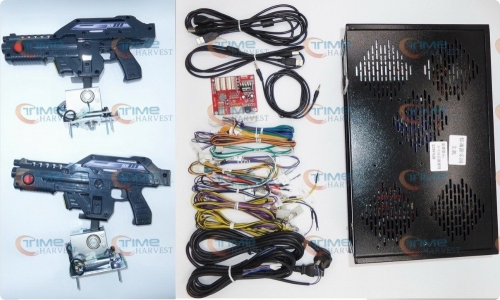 The Paradise Lost Complete Kit with 2 guns and the wires for Shooting Game Machine Amusement firing game LCD monitor cabinet