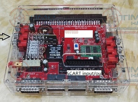 JAMMA CBOX Converter Board to Saturn DB15P Joypad SNK SS Gamepad With SCART Output For Any JAMMA PCB Pandora box IGS Motherboard