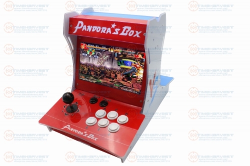 Pandora box 6 Mini Bartop Arcade Maschine 2 Players 10&quot; LCD Table Top Video Game Machine with Original 1300 in 1 Multi Games Box