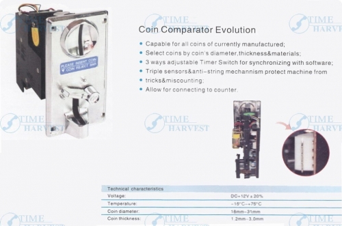 2 pcs of comparator evolution CPU comparable Coin selector for arcade game machine game machine arcade machine parts