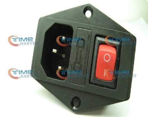 10pcs Switch Socket with red switch for arcade machine/Cocktail Machine accessories/coin operated game arcade cabinet parts