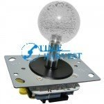 LED Joystick 45mm Bubble balltop Joystick Illuminated Joystick Color Crystal change 8 ways 4 ways 2 ways restrictor arcade parts