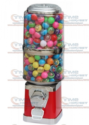 Good Quality Coin Operated Desktop Machine Tabletop Candy Vendor Big Capsule Upright Vending Machine Penny-in-the-slot Vendor
