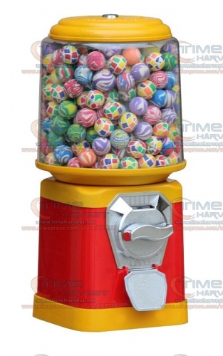 Good Quality Coin Operated Tabletop Gumball Vending Machine Desktop Capsule Vending Cabinet Toy Penny-in-the-slot Coin Vendor