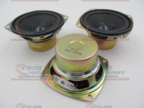 2 pcs 3 inch square 8 ohm 10W speaker 3" 8ohm 10W loudspeaker for arcade game machine cabinet parts Coin operator accessories