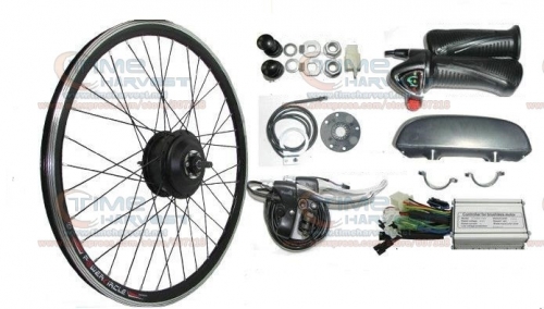 26&quot; Bicycle wheel 350W 24V electric mountain bike motor electric bicycle kit With 24V Controller DC Electric Bike conversion set