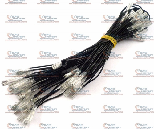 1 set wire for 2 player USB Encoder connect Button joystick GND Wires with terminal connection control connecting cable
