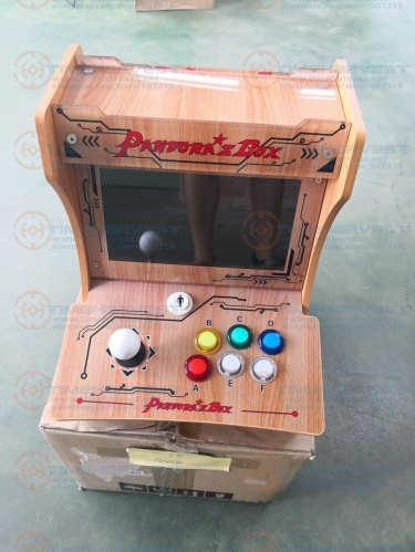 New Pandora Box 9D 2500 in 1 Wooden double players fighting arcade bartop mini arcade machine cabinet diy User self-installation