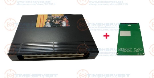 NEW ARRIVAL 161 in 1 NEO GEO AES multi game Cartridge pcb Game box Cassette with Memory card 32KB for NEO GEO AES Console device