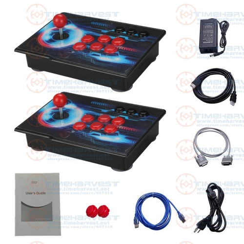 Pandor Saga Box 12 Arcade Rocker Console 3188 in 1 Zero Delay 2 players Joystick Controller 3D Games Retro Video Game Machine