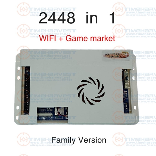 Pandor 3D KING 2020 Newest Wifi 3D 2448 Retro Arcade Games PCB Board 134*3D Games + 2314*2D Games HDMI VGA Output Motherboard