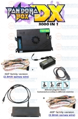 with power adapter &3,4P converter+2.8mm wires