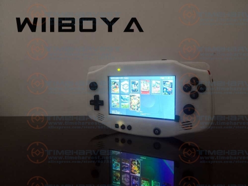 4.3 inch IPS LCD WIIBOYA Arcade Game Boy Modified by WII motherboard Gameboy with Double joystick NO Raspberry Pi Not simulator