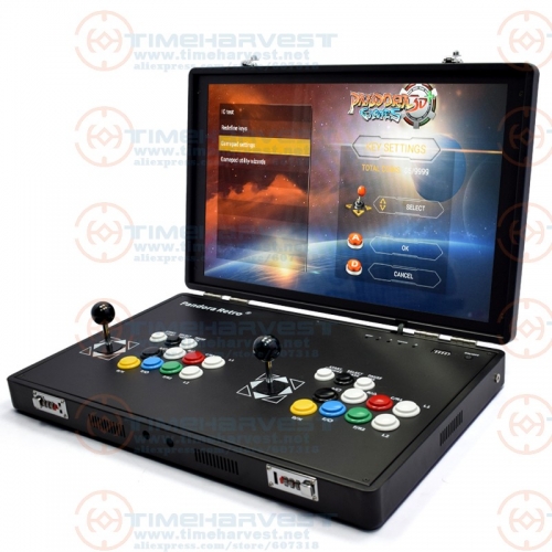 New Pan-dora 3D WiFi Plus 24 Inch IPS Arcade Console 10000 Games 2 Players PCB Board Retro Video Arcade Game Table Bartop Machine