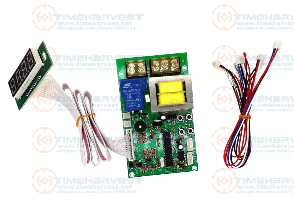 Timer board JY-16S Screw type coin operated Timer board Timer Control Board Power Supply with coin acceptor selector for washing