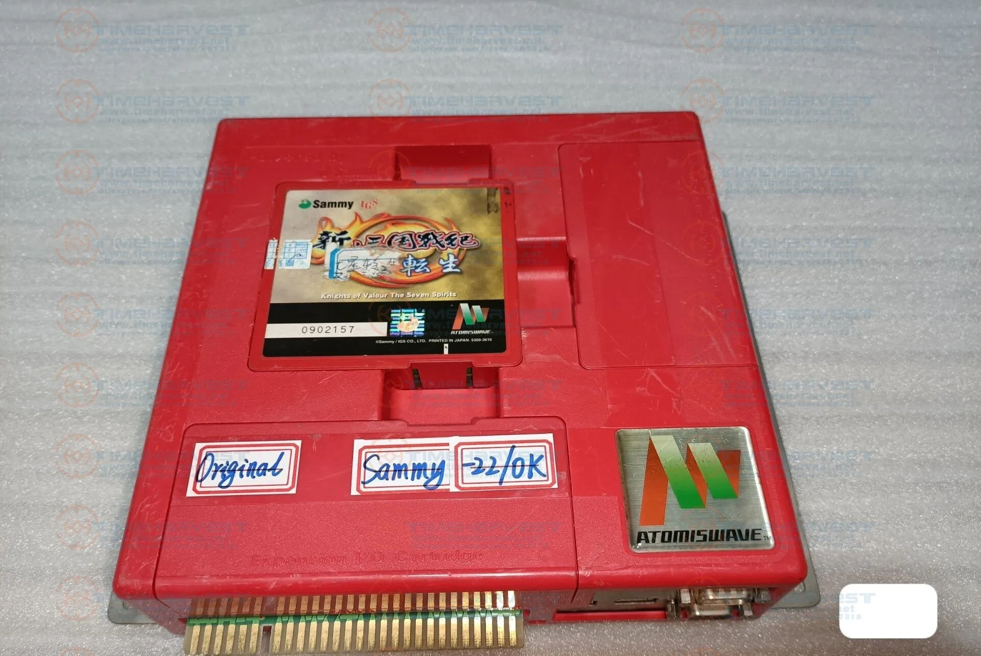 Original Sammy atomiswave used Game Motherboard with Knights Valour Game Cartridge Second-hand Atomiswave JAMMA Game Board