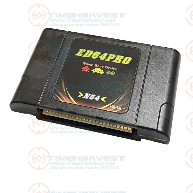 New Arrival ED64PRO Game Cartridge with 16GB card 332 Retro games 64 Bit for N64 Video Game Console Region Free NTSC and PAL