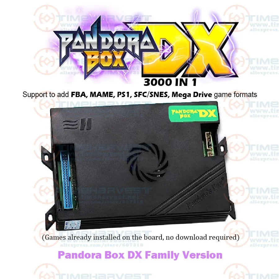 2020 Original Pandora Box DX 3000 in 1 family version support 3P 4P game can save game progress High score record have 3D tekken