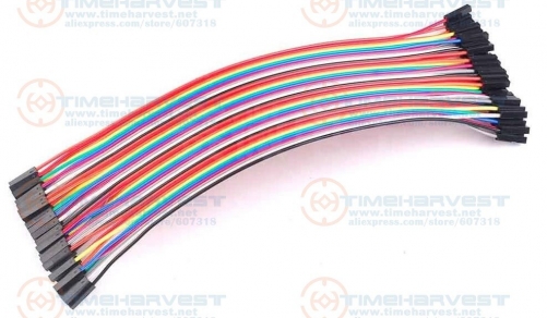 40 pins Dupont Wire Cable 1p Male to 1p Male Connector 2.54mm length 30cm 1 piece 40 pins 1p-1p wires with Male dupont connector