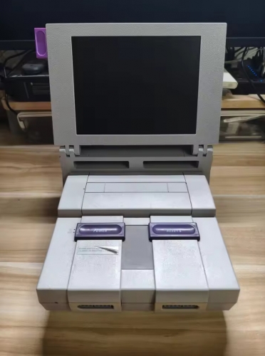 8 inch SNES Convenient Display LCD Screen 3D PRINT Portable Mini Monitor With Stereo Speakers for SNES Retro Arcade Game Console