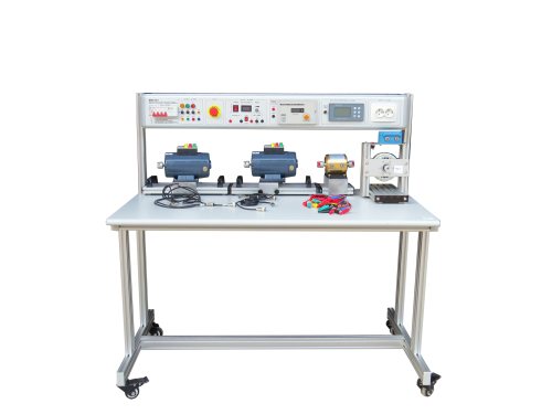 Deux moteur DC et frein avec dynamomètre formateur équipement d'aide pédagogique équipement de laboratoire électrique