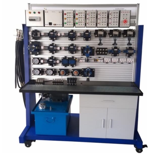 Équipement d'enseignement du banc de travail hydraulique proportionnel équipement de formation en mécatronique