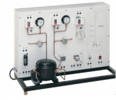 Conexão elétrica de compressores de refrigerante equipamento de treinamento vocacional Equipamento de treinamento de ar condicionado