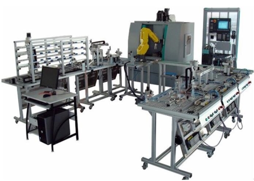 Sistema de fabricación Flexible equipo de laboratorio de 11 estaciones equipo de capacitación en mecatrónica