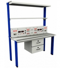 Électronique banc de travail équipement d'aide pédagogique équipement de laboratoire électrique