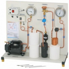 Circuito de refrigeração de compressão simples equipamento de ensino do condicionador de ar Equipamento do instrutor