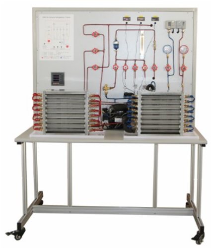 Unidade Split Sistema de Aquecimento de Refrigeração Estação de Treinamento Equipamento Educativo Equipamento Condensador Instrutor