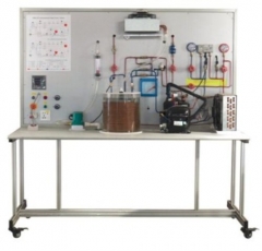 Banco de demonstração de ciclo de refrigeração equipamento educacional equipamento de instrutor de ar condicionado