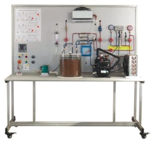 Banco de demostración del ciclo de refrigeración equipo educativo Equipo de entrenador de aire acondicionado