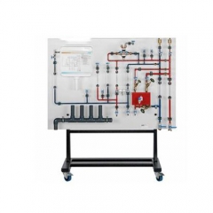 Équipement d'enseignement du panneau de formation de nettoyage de tuyaux équipement de banc hydraulique