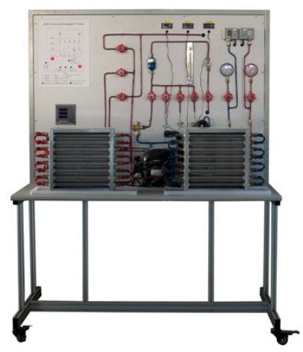 General Cycle Refrigeration Trainer With Data Acquisition System didactic Compressor Training Equipment