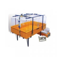 RAINFALL HYDROGRAPHS DEMONSTRATION CAPABILITIES educational lab equipment Hydraulic Bench Equipment